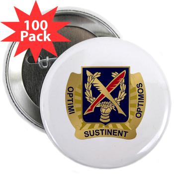 502PSB - M01 - 01 - DUI - 502nd Personnel Services Battalion - 2.25" Button (100 pack)