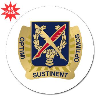502PSB - M01 - 01 - DUI - 502nd Personnel Services Battalion - 3" Lapel Sticker (48 pk)