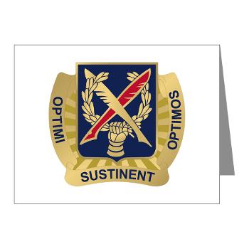 502PSB - M01 - 02 - DUI - 502nd Personnel Services Battalion - Note Cards (Pk of 20) - Click Image to Close