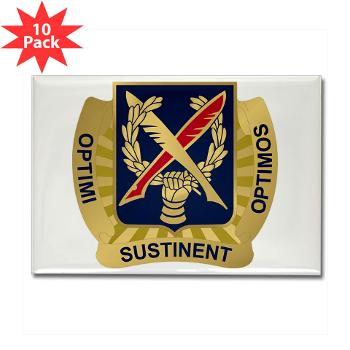 502PSB - M01 - 01 - DUI - 502nd Personnel Services Battalion - Rectangle Magnet (10 pack) - Click Image to Close