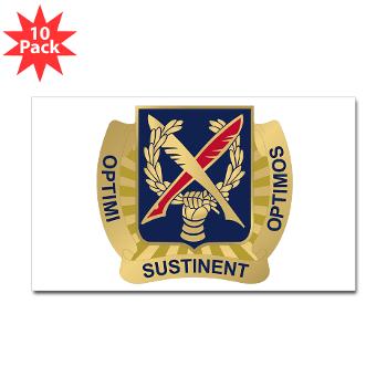 502PSB - M01 - 01 - DUI - 502nd Personnel Services Battalion - Sticker (Rectangle 10 pk)