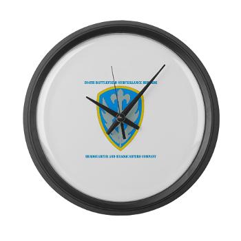 504BSBHHC - M01 - 03 - DUI - Headquarter and Headquarters Coy with Text - Large Wall Clock - Click Image to Close