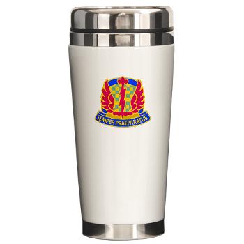 504BSB - M01 - 03 - DUI - 504th Battlefield Surveillance Brigade Ceramic Travel Mug