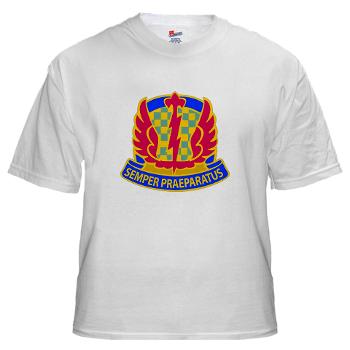 504BSB - A01 - 04 - DUI - 504th Battlefield Surveillance Brigade White T-Shirt