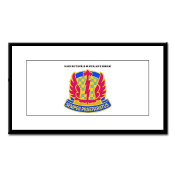 504BSB - M01 - 02 - DUI - 504th Battlefield Surveillance Brigade with Text Small Framed Print