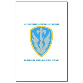 504BSBHHC - M01 - 02 - DUI - Headquarter and Headquarters Coy with Text - Mini Poster Print