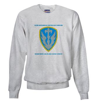 504BSBHHC - A01 - 03 - DUI - Headquarter and Headquarters Coy with Text - Sweatshirt - Click Image to Close