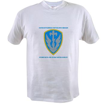 504BSBHHC - A01 - 04 - DUI - Headquarter and Headquarters Coy with Text - Value T-Shirt