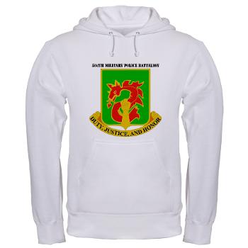 504MPB - A01 - 03 - DUI - 504th Military Police Bn with Text - Hooded Sweatshirt