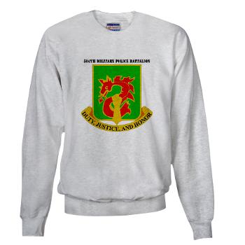 504MPB - A01 - 03 - DUI - 504th Military Police Bn with Text - Sweatshirt