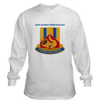 508FSC - A01 - 03 - DUI - 508th Forward Support Company with Text - Long Sleeve T-Shirt