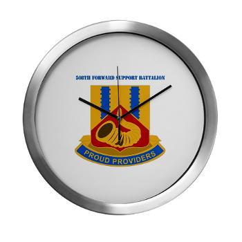 508FSC - M01 - 03 - DUI - 508th Forward Support Company with Text - Modern Wall Clock