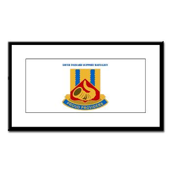 508FSC - M01 - 02 - DUI - 508th Forward Support Company with Text - Small Framed Print