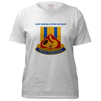 508FSC - A01 - 04 - DUI - 508th Forward Support Company with Text - Women's T-Shirt