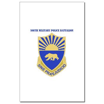 508MPB - M01 - 02 - DUI - 508th Military Police Bn with Text Mini Poster Print