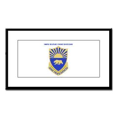 508MPB - M01 - 02 - DUI - 508th Military Police Bn with Text Small Framed Print