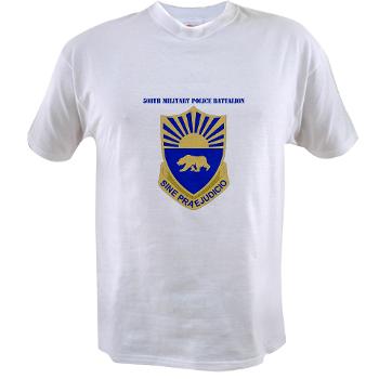 508MPB - A01 - 04 - DUI - 508th Military Police Bn with Text Value T-Shirt