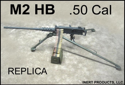 Inert, Replica M2 HB .50 Cal Machine Gun - Click Image to Close