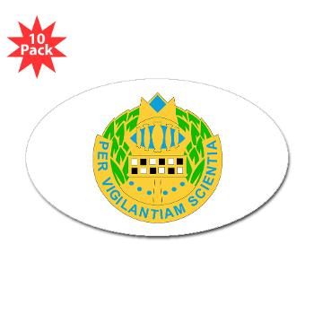 513MIB - M01 - 01 - DUI - 513th Military Intelligence Brigade Sticker (Oval 10 pk)