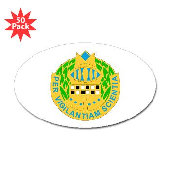 513MIB - M01 - 01 - DUI - 513th Military Intelligence Brigade Sticker (Oval 50 pk)