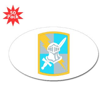 513MIB - M01 - 01 - SSI - 513th Military Intelligence Brigade Sticker (Oval 50 pk)