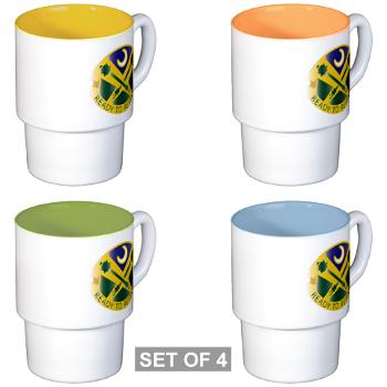 51MPB - M01 - 03 - DUI - 51st Military Police Battalion- Stackable Mug Set (4 mugs)