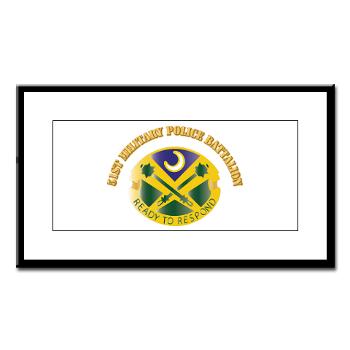51MPB - M01 - 02 - DUI - 51st Military Police Battalion with Text- Small Framed Print - Click Image to Close