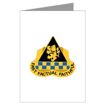 525NIB - M01 - 02 - DUI - 525th Military Intelligence Brigade with Text - Greeting Cards (Pk of 10)