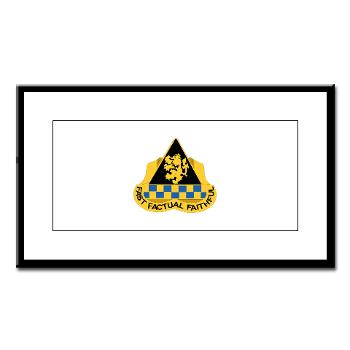 525NIB - M01 - 02 - DUI - 525th Military Intelligence Brigade with Text - Small Framed Print - Click Image to Close