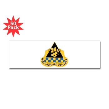525NIB - M01 - 01 - DUI - 525th Military Intelligence Brigade with Text - Sticker (Bumper 50 pk) - Click Image to Close