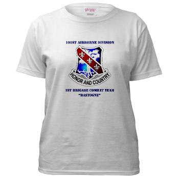 526BSB - A01 - 04 - DUI - 526th Bde - Support Bn with Text - Women's T-Shirt