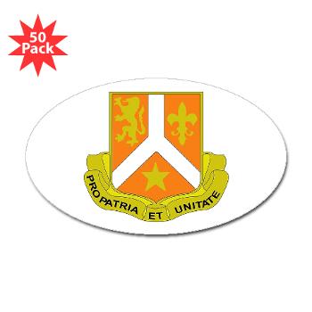 529SC - M01 - 01 - DUI - 529th Signal Company Sticker (Oval 50 pk)