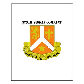 529SC - M01 - 02 - DUI - 529th Signal Company with Text Small Poster