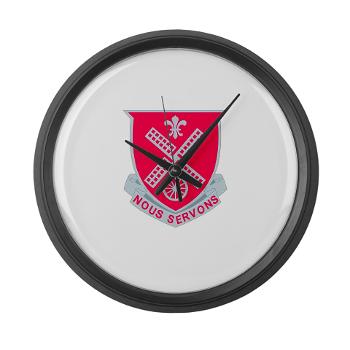 52EB - M01 - 03 - DUI - 52nd Engineer Battalion Large Wall Clock - Click Image to Close