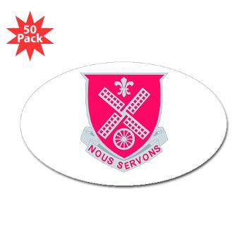 52EB - M01 - 01 - DUI - 52nd Engineer Battalion Sticker (Oval 50 pk) - Click Image to Close