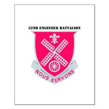 52EB - M01 - 02 - DUI - 52nd Engineer Battalion with text Small Poster
