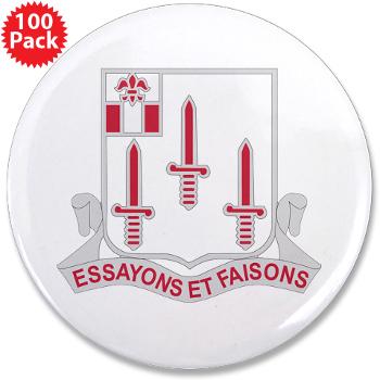 54EB - M01 - 01 - DUI - 54th Engineer Battalion 3.5" Button (100 pack)