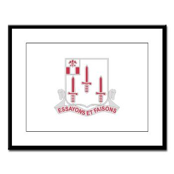 54EB - M01 - 02 - DUI - 54th Engineer Battalion Large Framed Print - Click Image to Close