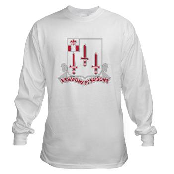 54EB - A01 - 03 - DUI - 54th Engineer Battalion Long Sleeve T-Shirt - Click Image to Close