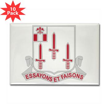 54EB - M01 - 01 - DUI - 54th Engineer Battalion Rectangle Magnet (10 pack) - Click Image to Close