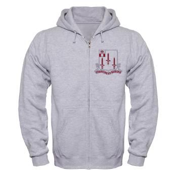 54EB - A01 - 03 - DUI - 54th Engineer Battalion Zip Hoodie - Click Image to Close