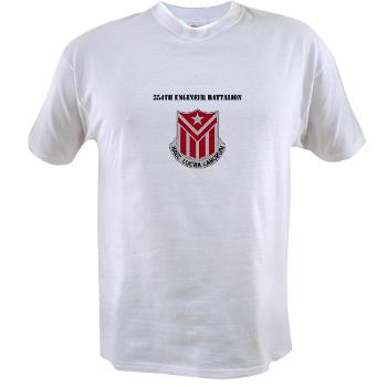 554EB - A01 - 04 - DUI - 554th Engineer Bn with Text - Value T-shirt