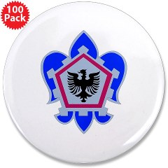 555EB - M01 - 01 - DUI - 555th Engineer Brigade - 3.5" Button (100 pack)