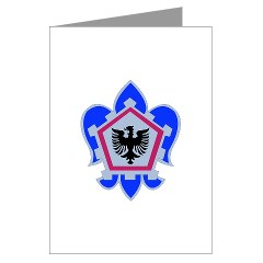 555EB - M01 - 02 - DUI - 555th Engineer Brigade - Greeting Cards (Pk of 10) - Click Image to Close