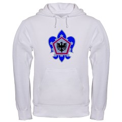 555EB - A01 - 03 - DUI - 555th Engineer Brigade - Hooded Sweatshirt - Click Image to Close