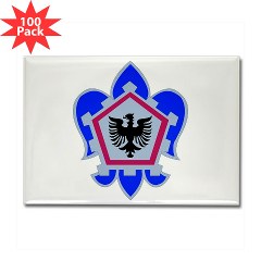 555EB - M01 - 01 - DUI - 555th Engineer Brigade - Rectangle Magnet (100 pack) - Click Image to Close