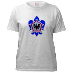 555EB - A01 - 04 - DUI - 555th Engineer Brigade - Women's T-Shirt
