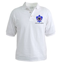 555EB - A01 - 04 - DUI - 555th Engineer Brigade with Text - Golf Shirt