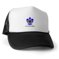 555EB - A01 - 02 - DUI - 555th Engineer Brigade with Text - Trucker Hat - Click Image to Close