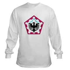 555EB - A01 - 03 - SSI - 555th Engineer Brigade - Long Sleeve T-Shirt - Click Image to Close